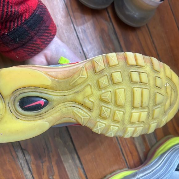 Nike Black and Neon Green Sneakers - Picture 3 of 5